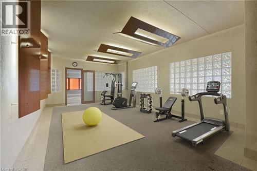Virtually staged - 4850 Hillside Drive, Beamsville, ON - Indoor Photo Showing Gym Room