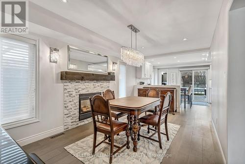 8 Keewaydin Street, Hamilton, ON - Indoor Photo Showing Other Room With Fireplace