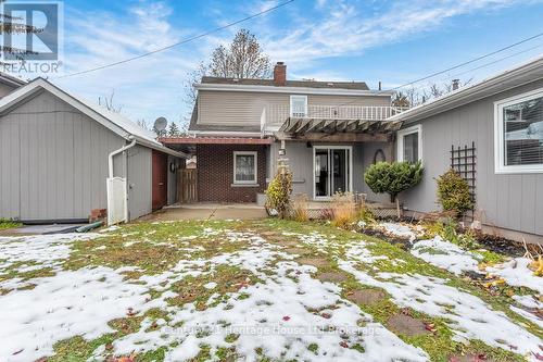 Back entrance/deck/pergola of main house - 43 Concession Street E, Tillsonburg, ON - Outdoor