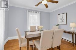 Main floor living/dining room virtually staged - 