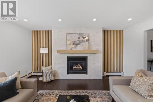 322 Tolt Road, St. Philips, NL - Indoor Photo Showing Living Room With Fireplace
