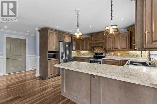 17 Ava Place, Conception Bay South, NL - Indoor Photo Showing Kitchen With Upgraded Kitchen