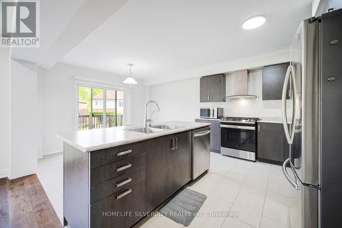 55 Longboat Run W, Brantford, ON - Indoor Photo Showing Kitchen With Stainless Steel Kitchen With Double Sink With Upgraded Kitchen