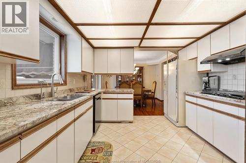 1530 Golfview Drive, Lasalle, ON - Indoor Photo Showing Kitchen With Double Sink