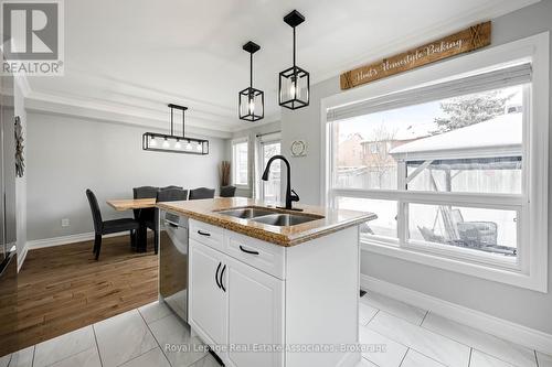 Kitchen - 51 Curry Crescent, Halton Hills, ON - Indoor Photo Showing Kitchen With Double Sink