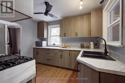 67 Blossom Avenue, Brantford, ON - Indoor Photo Showing Kitchen With Double Sink