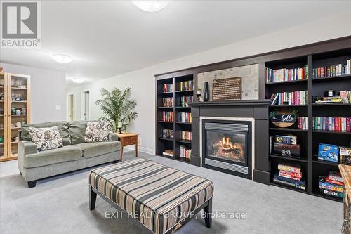 14 Cavendish Drive, Belleville (Thurlow Ward), ON - Indoor Photo Showing Living Room With Fireplace