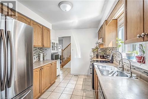 16 Jessica Street, Hamilton, ON - Indoor Photo Showing Kitchen With Double Sink