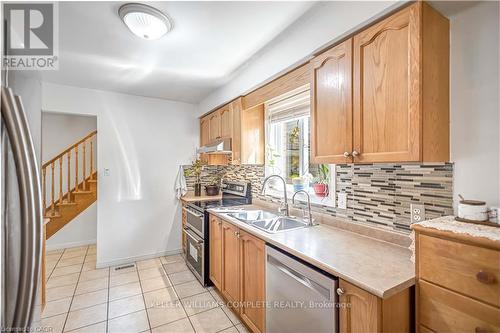 16 Jessica Street, Hamilton, ON - Indoor Photo Showing Kitchen With Double Sink