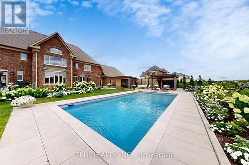 258 Amos Drive, Caledon, ON - Outdoor With In Ground Pool