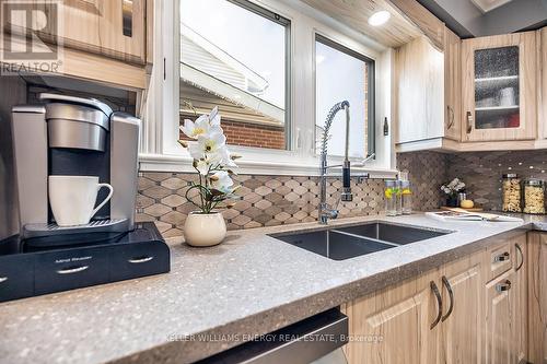 Quartz counters - 416 Mayfair Avenue, Oshawa (Centennial), ON - Indoor Photo Showing Kitchen With Double Sink