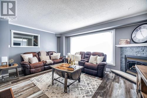 416 Mayfair Avenue, Oshawa (Centennial), ON - Indoor Photo Showing Living Room With Fireplace