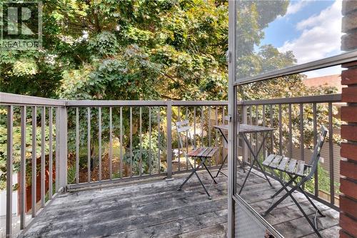 View of balcony - 50 Walnut Street, Kitchener, ON - Outdoor With Balcony
