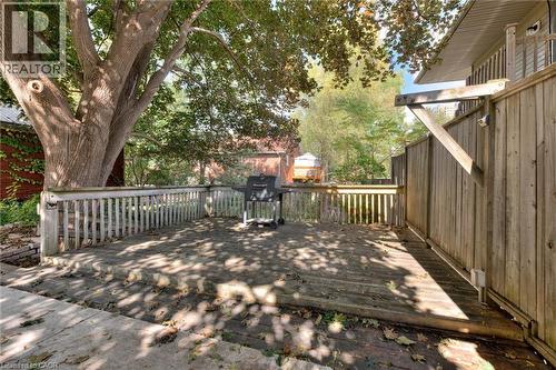 View of deck - 50 Walnut Street, Kitchener, ON - Outdoor