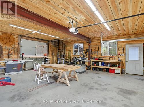 160 14 Concession W, Tiny, ON - Indoor Photo Showing Garage