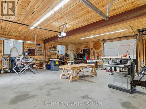 160 14 Concession W, Tiny, ON - Indoor Photo Showing Garage