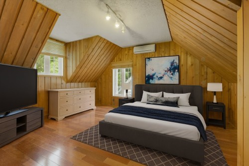 Chambre à coucher - 925 Ch. Du Lac, Saint-Sauveur, QC - Indoor Photo Showing Bedroom