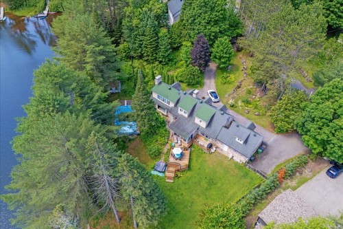 Photo aérienne - 925 Ch. Du Lac, Saint-Sauveur, QC - Outdoor With Body Of Water With View