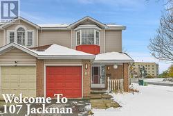 107 JACKMAN TERRACE  Ottawa, ON K2L 4C9