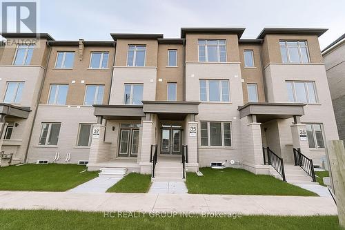 35 Jane Newlove Drive, Markham, ON - Outdoor With Balcony With Facade