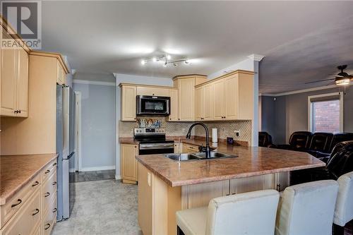2211 Grenoble Court, Sudbury, ON - Indoor Photo Showing Kitchen With Stainless Steel Kitchen With Double Sink