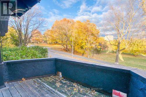 front balcony overlooks Strathcona Park - #1 On 2Nd Floor - 8 1/2 Range Road, Ottawa, ON 