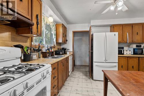 11 Torlake Street, Hamilton, ON - Indoor Photo Showing Kitchen With Double Sink