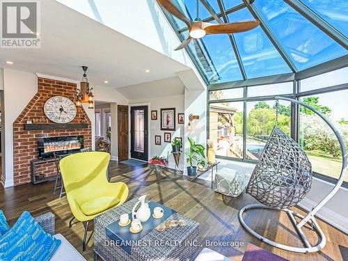 11132 Mcfarland Court, Milton, ON - Indoor With Fireplace