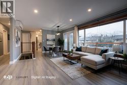 Main living room with digital AI staging - 