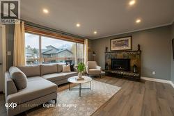 Main living room with digital AI staging - 