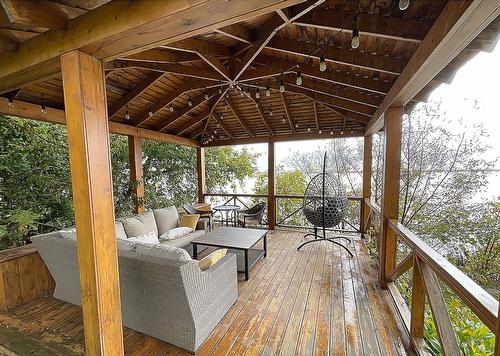 Terrasse - 129 Rue Du Paul, Lanoraie, QC - Outdoor With Deck Patio Veranda With Exterior