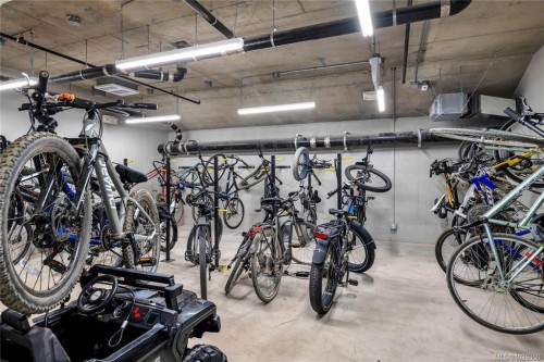 211-940 Reunion Ave, Langford, BC - Indoor Photo Showing Garage