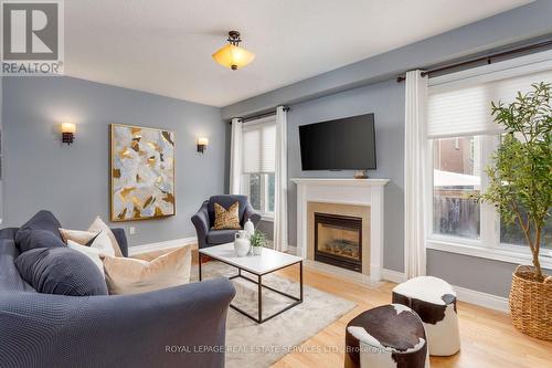 2299 Millstone Drive, Oakville, ON - Indoor Photo Showing Living Room With Fireplace
