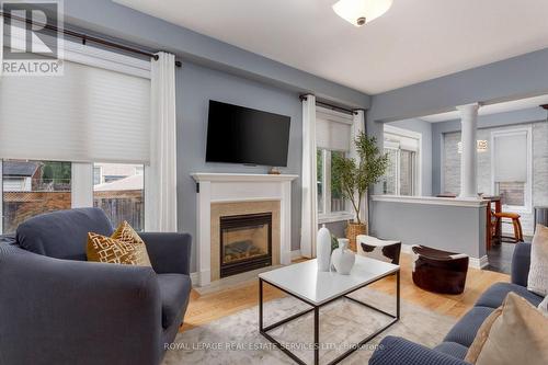 2299 Millstone Drive, Oakville, ON - Indoor Photo Showing Living Room With Fireplace