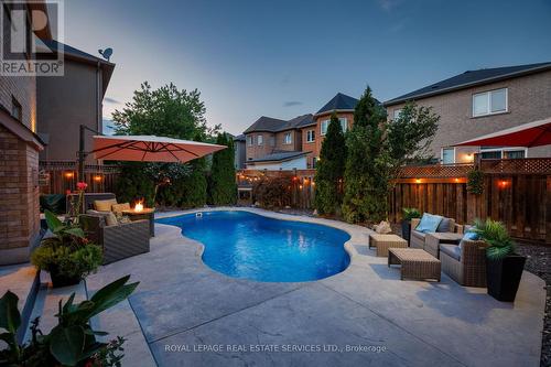 2299 Millstone Drive, Oakville, ON - Outdoor With In Ground Pool With Deck Patio Veranda