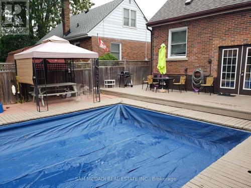 12 Roselle Place, Hamilton, ON - Outdoor With In Ground Pool With Deck Patio Veranda With Exterior