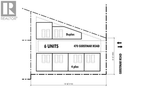 Great holding property with rental income while you move through approvals. Lime Architecture preliminary concept ready to fast-track development. - 470 Gerstmar Road, Kelowna, BC - Other