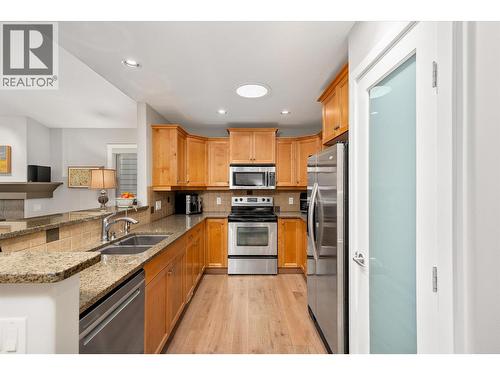 5342 Trickle Creek Drive, Kelowna, BC - Indoor Photo Showing Kitchen With Double Sink