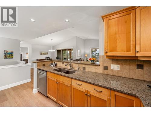 5342 Trickle Creek Drive, Kelowna, BC - Indoor Photo Showing Kitchen With Double Sink