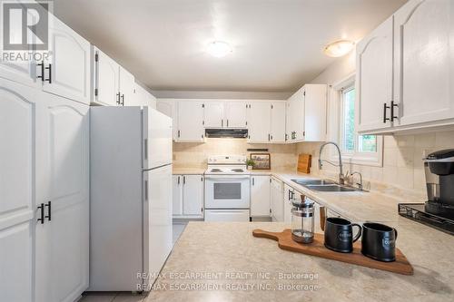 16 Flamingo Drive, Hamilton, ON - Indoor Photo Showing Kitchen With Double Sink