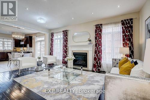 116 Dunlop Street, Richmond Hill, ON - Indoor Photo Showing Living Room With Fireplace