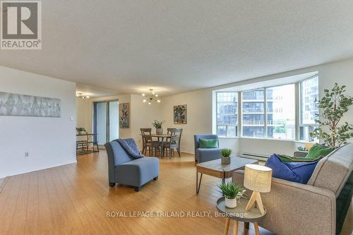 505 - 500 Talbot Street, London East (East F), ON - Indoor Photo Showing Living Room