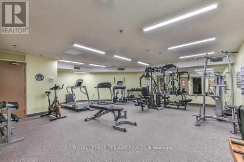 505 - 500 Talbot Street, London East (East F), ON - Indoor Photo Showing Gym Room