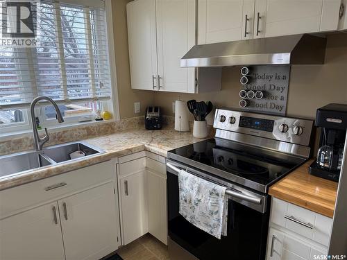 421 Logan Avenue, White Fox, SK - Indoor Photo Showing Kitchen With Stainless Steel Kitchen With Double Sink