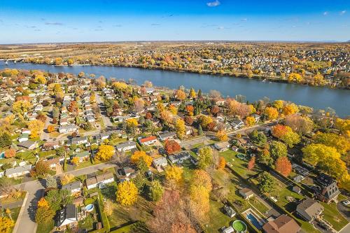 Aerial photo - 86 Rue Deslauriers, Beloeil, QC - Outdoor With Body Of Water With View