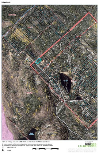 Plan (croquis) - Ch. Gaétan, Sainte-Lucie-Des-Laurentides, QC 