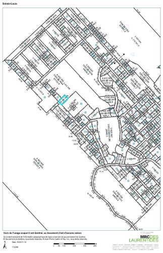 Plan (croquis) - Ch. Gaétan, Sainte-Lucie-Des-Laurentides, QC 