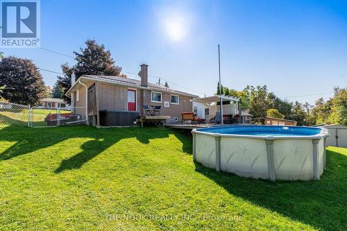288 Collison Crescent, Peterborough (Ashburnham Ward 4), ON - Outdoor With Above Ground Pool With Backyard