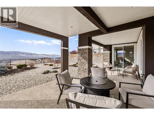 Lower Level Patio - 1376 Mine Hill Drive, Kelowna, BC - Outdoor With Deck Patio Veranda With Exterior