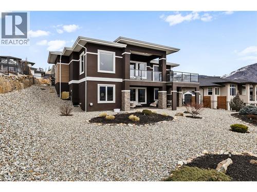 View of yard and home. - 1376 Mine Hill Drive, Kelowna, BC - Outdoor With Facade